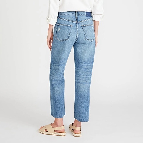 Etica High Rise Tyler Boy Destroy Straight Jean - Picture 3 of 11